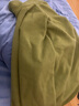 雪中飞摇粒绒立领女春季纯色简约舒适休闲情侣款保暖时尚百搭休闲卫衣 002F橄榄绿（女） XL 实拍图