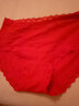 安优棉4条装本命年红色女士内裤女棉质面料高腰收腹中腰无痕三角裤马年 A盒（2条高腰+2条中腰） XL 【推荐120-135斤】 实拍图
