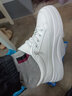 回力女鞋小白鞋女2024春季新款厚底百搭休闲鞋透气运动鞋子女潮流板鞋 【皮面】628Z-白色 37 实拍图
