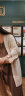 无印良品 MUJI 女式 含牦牛绒毛圈花式线长开衫长袖针织衫毛衣女装W9AA052 燕麦色 M-L (165/88A） 实拍图