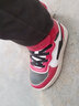 鸿星尔克男女童鞋儿童高帮滑板鞋小童棉鞋小白鞋小童鞋儿童鞋运动休闲鞋 大红/正黑-【男童冬季加绒】 -偏小1码 26 实拍图