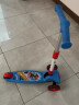 迪士尼（Disney）儿童滑板车3-6-10-12岁大童小孩防侧翻可调节折叠闪光轮滑滑车 蓝美队 车杆无级调高 实拍图