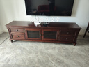 一具一家美式实木电视柜茶几组合纯实木复古家具2.2米美式乡村电视机柜 【全原木打造】胡桃色2M 实拍图