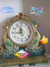 康巴丝（Compas）挂钟古典欧式座钟2025款复古客厅装饰台钟创意卧室床头时钟石英钟 3019金兰 实拍图