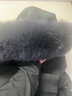 顾森（Gusen）清仓海宁皮草派克服女大衣 冬新款兔毛可拆卸内胆中长款皮草外套 过膝 黑色 貉子毛领 2XL 136-145斤 实拍图