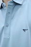七匹狼短袖T恤男夏季桑蚕丝Polo打底衫男士凉感5A抗菌翻领短T男装上衣 109天蓝-天丝面料 180/96A/XXL 实拍图