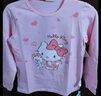 Hello Kitty女童内衣套装棉儿童秋衣套装秋冬秋衣秋裤家居服睡衣裤秋装 【春秋B款】粉色 56017 130 适合125-135cm 实拍图