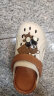 达西先森【Ninja Bear】洞洞鞋女夏季外穿时尚厚底沙滩拖鞋女 米棕37-38 晒单实拍图