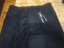 绅朗格西裤男修身易打理西装裤男轻商务休闲裤男抗皱免烫中低腰直筒正装 黑色(春秋款) 33（2尺55）参照尺码表下单 实拍图