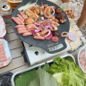 尚烤佳（Suncojia）烧烤盘 加深不锈钢托盘 家用长方形盘子 烤鱼盘子 餐盘 蒸盘 两只 实拍图