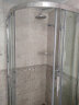 箭牌（ARROW）淋浴房玻璃隔断干湿分离浴屏家用弧扇形不锈钢卫生间玻璃门沐浴房 900*900 不锈钢【1599】现货 实拍图
