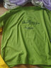 美莎尼纯棉t恤女短袖2023夏季韩版显瘦百搭休闲女装上衣打底衫 羽毛黄色+英文羽毛绿色 2XL 建议130-145斤 实拍图