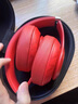 赖小星适用Beats Solo3耳罩魔音solo2耳机套头戴式降噪耳机真皮耳套无线耳棉wireless原配款海绵套配件 【无线版】原配 魅红色耳套一对装+拆机套装 实拍图