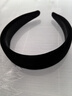 左欧宽边黑色洗脸发卡发箍女成人韩版网红复古气质头箍日常佩戴女发饰 黑色 实拍图
