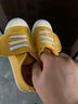 M1&M2童鞋女童帆布鞋男童室内鞋幼儿园室外小白鞋儿童鞋子女学步鞋398 黄色 22 适合脚长13.5cm 实拍图
