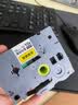 谊和（YIHERO） 适用兄弟PT-E115标签机色带标签带标签打印机色带12mm替TZE231 TZE-631 黄底黑字 6mm 实拍图