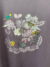 菲妮迪品牌套头卫衣2024春季新款简约时尚印花休闲风棉质圆领上衣 紫色 L 晒单实拍图