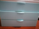 爱丽思（IRIS） 儿童桌面抽屉式收纳盒小物化妆品收纳盒首饰盒文件整理箱收纳柜 36.2*27*26cm 【3层】蓝色 实拍图