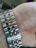 天梭（TISSOT）【官方授权店】 瑞士手表 新宝环系列1853硅游丝机械时尚休闲男表 银盘钢带T108.408.11.037.00 实拍图