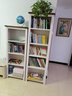 简美丽家 板式实木书架置物架地中海客厅简约白色落地书架组合家具可定制 四层60cm宽（DZH404-60） 实拍图