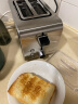 东菱（Donlim）全不锈钢烤机身面包机 多士炉 烤面包机 宽槽吐司机 DL-8117 实拍图