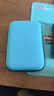鑫喆移动硬盘保护套硬盘包收纳包充电宝防震WD硬盘盒U盘收纳盒2.5英寸数据线充电器电源线便携G010 标准款【PU款蓝色】15*11*4cm 实拍图