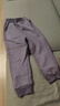 多妙屋女童裤子儿童运动裤冬装加绒加厚大童女孩休闲裤10898香芋紫130 实拍图