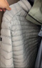 迪卡侬（DECATHLON）短款羽绒服轻薄薄外套户外运动保暖内胆排骨羽绒服TREK100 女款-浅灰色-立领 L 实拍图