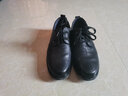 蜘蛛王男鞋男士商务休闲鞋英伦时尚系带正装皮鞋男 48602 黑色 44  实拍图