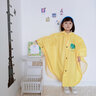 smally儿童雨衣女雨披斗篷式宝宝幼儿园小孩小学生书包位男童上学衣全身 黄色大象升级版大帽檐 L（建议身高105-115cm） 实拍图