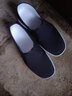 颐福元老北京男千层底中老年防滑老人鞋吸汗透气传统布鞋开车工作散步鞋 纯布底单鞋黑色（运动鞋码） 41 实拍图