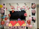 欧妮姿生日快乐装饰品场景布置粉色女孩女宝宝儿童气球背景墙派对用品 晒单实拍图