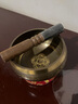 梵木果【麟纹钵】尼泊尔半手工颂钵音疗佛音黄铜碗瑜伽采耳居家冥想静心 中-六字真言15cm+磨棒+钵垫 实拍图