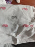 舒贝怡2件装婴儿衣服新四季款初生新生儿半背衣上衣睡衣内衣 粉白 59CM 实拍图