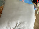 OIMG 纯棉粗布沙发抱枕套不含芯正方形全棉靠垫客厅靠枕套50*50床头靠 水立方 50cm*50cm 含枕芯 实拍图
