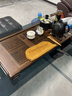 金灶（KAMJOVE）鸡翅木实木茶具套装烧水壶茶具茶盘套装茶台烧水壶一体式 K-185 搭配黑色K9炉+茶具+茶渣桶 实拍图