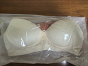 金三塔真丝无钢圈文胸里外100%桑蚕丝舒适性感内衣文胸 黑色-无背勾 M 实拍图