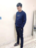 Cebrodz法国 休闲裤男春秋季2025新款高端直筒商务舒适弹力修身长裤子男 藏蓝色 32 【腰围2尺5适合140斤左右】 实拍图