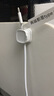 倍思（Baseus）磁吸桌面理线器 数据线磁吸固定理线器收纳整理神器电脑网线免钉绕线卡扣夹子束线器 白色 实拍图