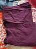 浪莎秋衣秋裤男士莫代尔情侣保暖内衣套装女士青年圆领棉毛衫薄款 酒红 3XL 男款 -185 实拍图