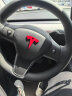 特斯拉车标贴model3modelY改装黑标志门把拉手保护方向盘外观前后 Model Y前后+方向标(红色) 覆盖款 晒单实拍图