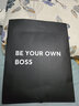 BOSS【男女同款 100%棉 珠地布】男士春夏情侣休闲短袖Polo衫 001-黑色 L 实拍图