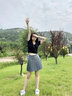 Ceokue卡其色百褶裙女半身裙秋冬短裙春夏季新款高腰显瘦jk裙子a字裙 灰色【含内衬】-春夏款 L (适合105-115斤) 实拍图