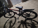 凤凰（Phoenix） 山地自行车成年人男士女士学生变速减震油刹线刹山地车自行车 黑红/十刀轮/铝合金车架/蓝图 26寸（身高160-180左右） 27速数字指拨/默认线碟可改油碟 实拍图