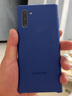三星（SAMSUNG） Galaxy Note10 炫彩硅胶保护套 原装手机壳 Note10 炫彩硅胶保护套 【蓝色】 实拍图