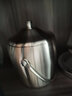 冰桶香槟桶酒吧ktv家用冰壶双层加厚不锈钢有盖带提手红酒桶啤酒桶吐酒桶冰块桶 新款-不锈钢鼓形冰桶带冰夹套装【2L】 实拍图