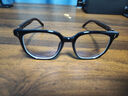 蔡司（ZEISS）镜片可选近视眼镜男女变色防雾防蓝光辐射平光镜木纹腿大框配度数 配1.61钻晶变色防蓝光0-500度 实拍图