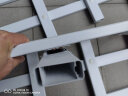 芳东 栅栏护栏 栏杆隔离栏PVC塑钢花园围栏花坛小区草坪护栏 社区幼儿园绿化护栏40厘米（白色） 晒单实拍图