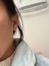 Lnieer999足银养耳洞耳环女耳钉耳圈莫比乌斯圆圈素圈2025新款爆款耳饰 一对10MM莫比乌斯耳环[999足银] 实拍图