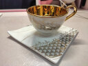 故宫文化 龙凤和乐咖啡杯套装 骨瓷咖啡杯 一杯一碟过节送礼 故宫博物院官方 凤款 实拍图